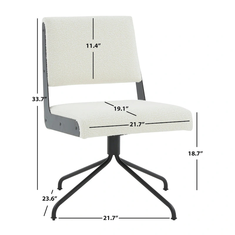 Chaise de bureau pivotante - 22 larg. x 24 prof. x 34 haut.