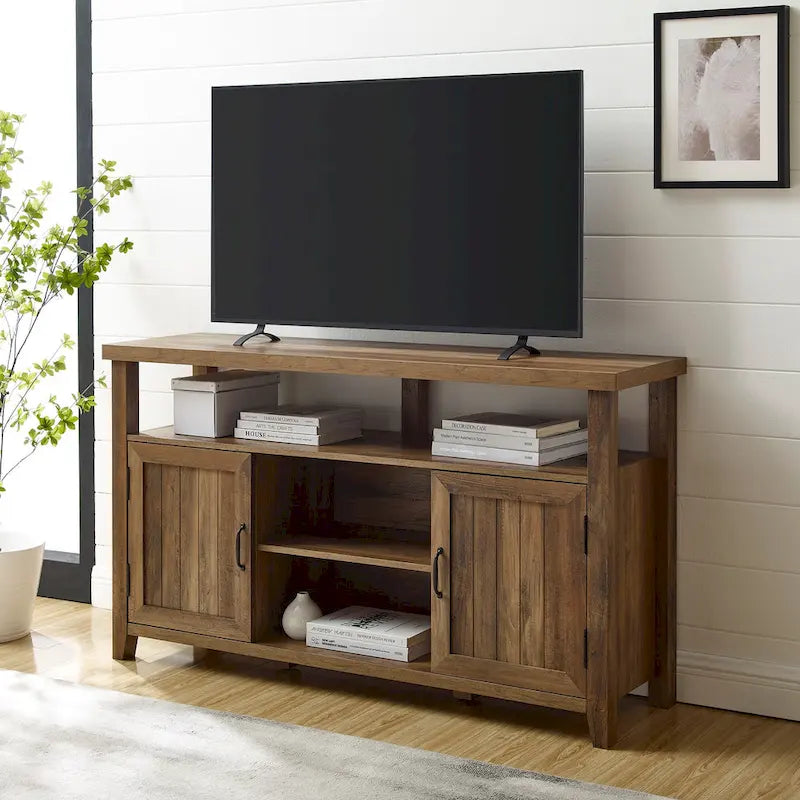 Meuble télé haut 58 po Groove Door