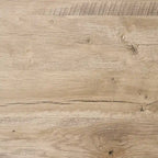 Bureau d'écriture sans outil avec pieds en métal et plateau en stratifié chêne cousu pour la maison et le bureau