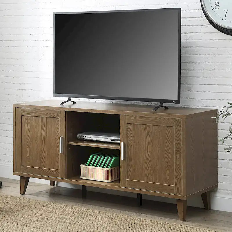 Meuble TV console moderne de 152 cm pour téléviseurs jusqu'à 65 pouces