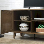 Meuble TV console moderne de 152 cm pour téléviseurs jusqu'à 65 pouces