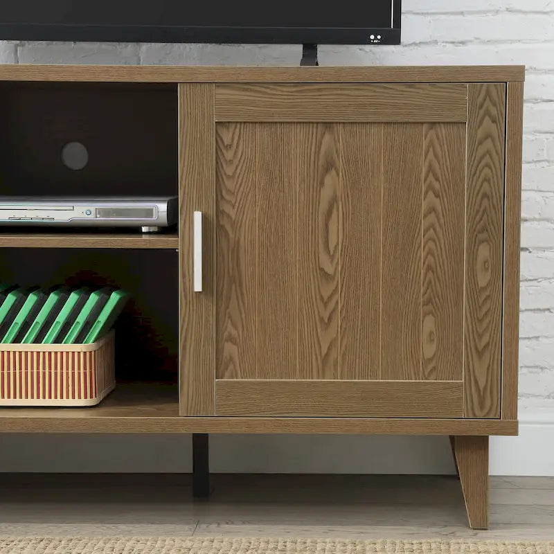 Meuble TV console moderne de 152 cm pour téléviseurs jusqu'à 65 pouces