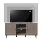 Meuble TV console moderne de 152 cm pour téléviseurs jusqu'à 65 pouces