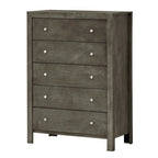 Commode à 5 tiroirs Burlington (34 po L. x 17 po l. x 48 po H)