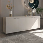 Meuble d'appoint 4 portes en bois