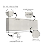 Meuble d'appoint 4 portes en bois