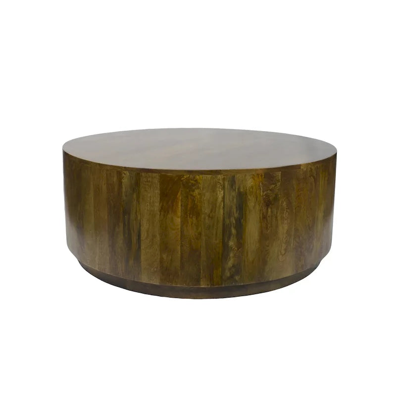 Table basse ronde en orme 42
