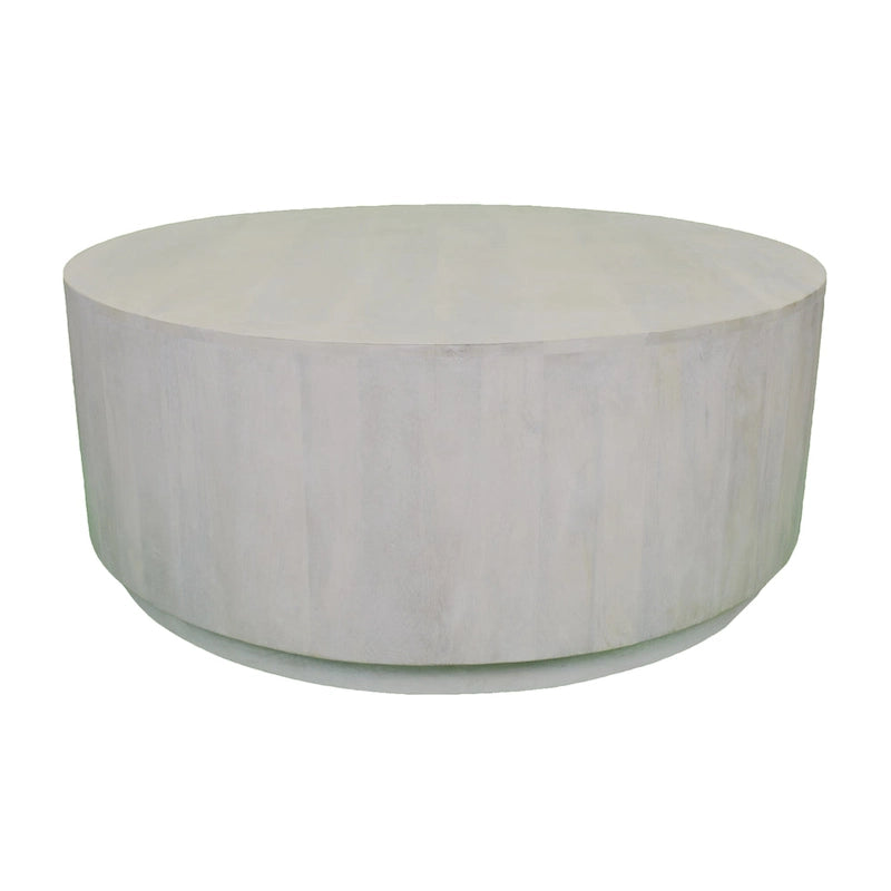 Table basse ronde en orme 42