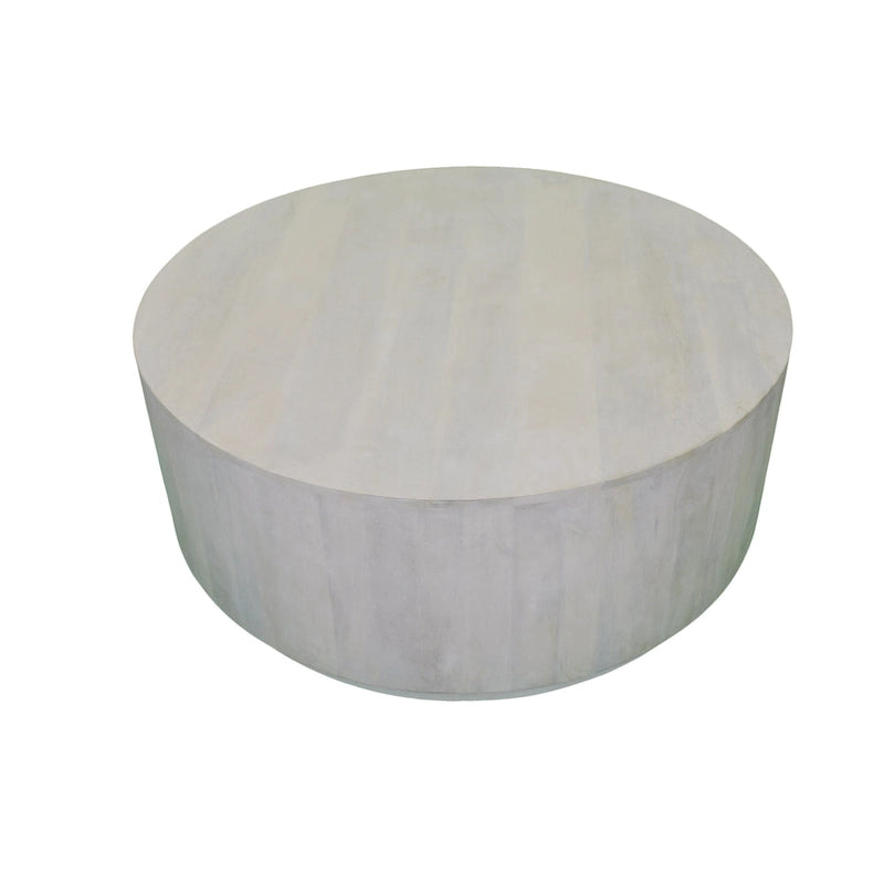 Table basse ronde en orme 42