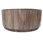 Table basse ronde en orme 42