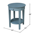 Table d'appoint Philips en parawood massif