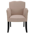 Fauteuil en lin beige - 24 x 25 x 36.2 - 24larg.x25prof.x36haut.