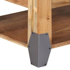 Table basse 43,3x20,5x17,7 Bois d'acacia massif - 43,3 x 20,5 x 17,7