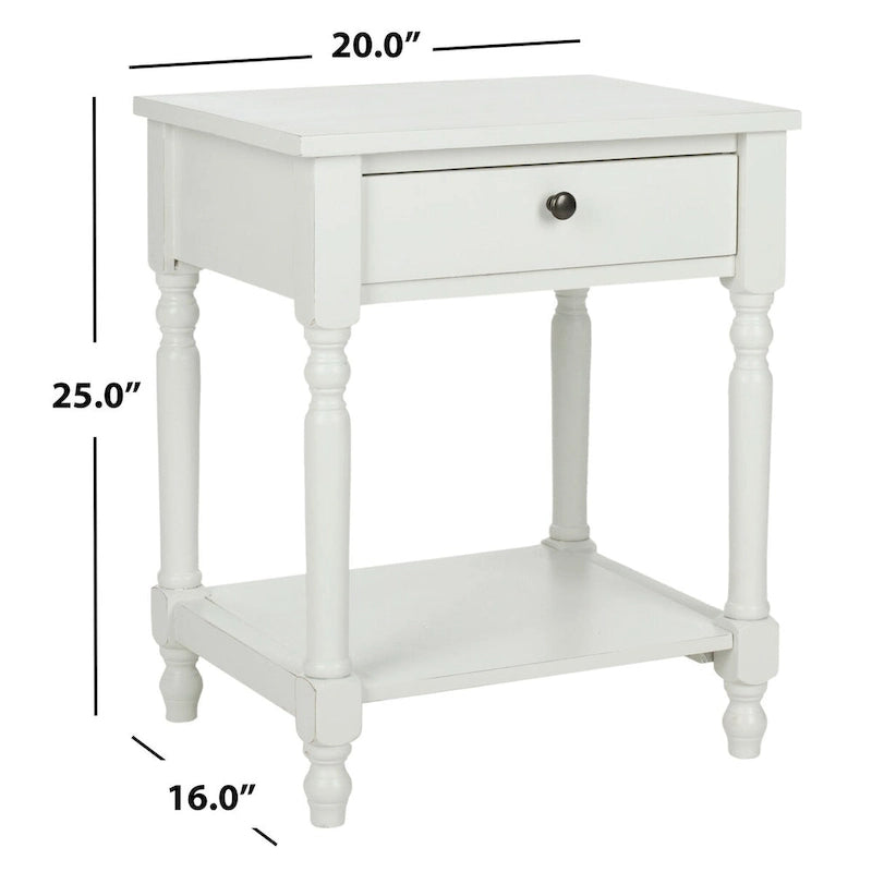 Table d'appoint - 20 x 16 x 25 po - 20L x 16P x 25H