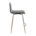 Tabouret de comptoir rembourré fixe de 26 po avec pivot (ensemble de 2)