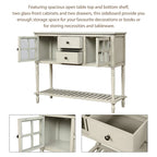 Meuble de rangement buffet avec étagère inférieure