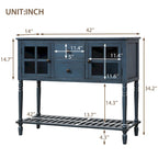 Meuble de rangement buffet avec étagère inférieure