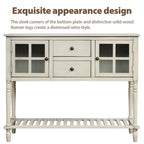 Meuble de rangement buffet avec étagère inférieure