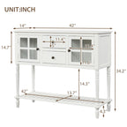 Meuble de rangement buffet avec étagère inférieure