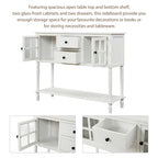 Meuble de rangement buffet avec étagère inférieure