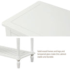 Meuble de rangement buffet avec étagère inférieure