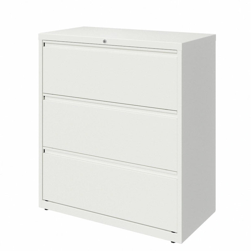 Classeur latéral à 3 tiroirs pour maison/bureau avec finition texturée mate de qualité supérieure