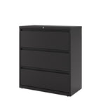 Classeur latéral à 3 tiroirs pour maison/bureau avec finition texturée mate de qualité supérieure