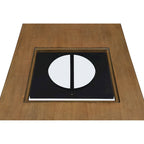 Table basse rectangulaire en bois contemporaine 47