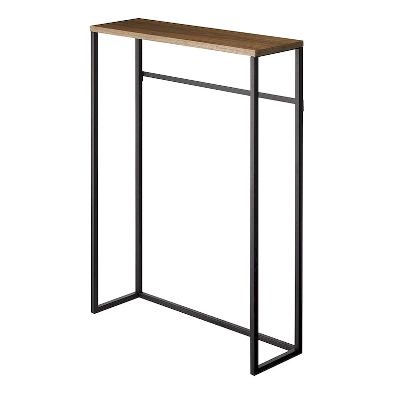Console étroite d'entrée, Acier, Supporte 5 kg - L 18,5 x l 60 x H 80,5 cm