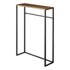 Console étroite d'entrée, Acier, Supporte 5 kg - L 18,5 x l 60 x H 80,5 cm
